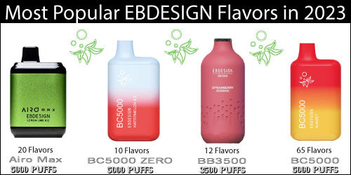 Most Popular EB Design Flavors in 2023 The Smoke Plug Most Popular EB Design Flavors in 2023 The Smoke Plug