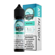 Air Factory Menthol 60ml | Freebase E-Liquid | thesmokeplug.com