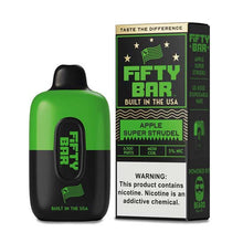 Apple Super Strudel Flavored FIFTY BAR 6500 Disposable Vape Device 1PC | The Smoke Plug