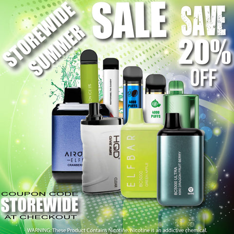 BIG SALE STARTS NOW 20% STOREWIDE.