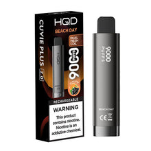 Beach Day Flavored HQD Cuvie Plus 2.0 Disposable Vape Device - 9000 Puffs | thesmokeplug.com - 10PK