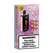 Berry Bomb Flavored HQD Cuvie Everest Disposable Vape Device - 2500K Puffs | The Smoke Plug