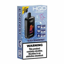 Black Dragonfruit Flavored HQD Cuvie Everest Disposable Vape Device - 2500K Puffs | The Smoke Plug
