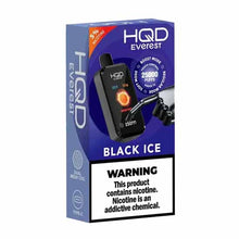 Black Ice Flavored HQD Cuvie Everest Disposable Vape Device - 2500K Puffs | The Smoke Plug