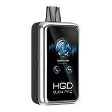 Black ice Flavored HQD Click Pro Disposable Vape Device - 30000K Puffs - 10PK | The Smoke Plug