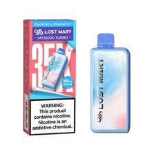 Blackberry Blueberry Flavored Lost Mary MT35000 Disposable Vape Device - 35K Puffs - 10PK | The Smoke Plug