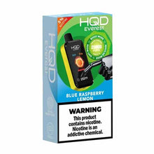 Blue Raspberry Lemon Flavored HQD Cuvie Everest Disposable Vape Device - 2500K Puffs | The Smoke Plug