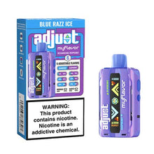 Blue Razz Ice Flavored Adjust MyFlavor Disposable Vape Device - 40K Puffs | The Smoke Plug