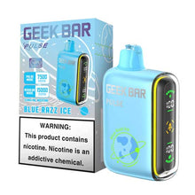 Blue Razz Ice Flavored Geek bar Pulse Disposable Vape Device - 15000 Puffs | thesmokeplug.com - 10PK