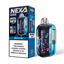 Blue Razz Ice Flavored NEXA Ultra 50001 Disposable Vape Device - 50K Puffs - 1PC | The Smoke Plug