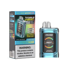 Blue Razz Watermelon Flavored Spaceman Prism 20K Disposable Vape Device 10PK | The Smoke Plug