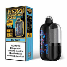 Blue Wizard (Invisa Cloud Edition) Flavored NEXA Ultra 50002 Disposable Vape Device - 50K Puffs - 1PC | The Smoke Plug