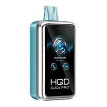 Blue razz slushy Flavored HQD Click Pro Disposable Vape Device - 30000K Puffs - 10PK | The Smoke Plug