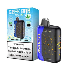 Blueberry Jam Flavored Geek Bar Pulse X Disposable Vape Device - | The Smoke Plug
