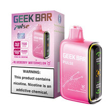 Blueberry Watermelon Flavored Geek bar Pulse Disposable Vape Device - 15000 Puffs | thesmokeplug.com - 10PK