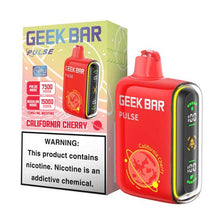 California Cherry Flavored Geek bar Pulse Disposable Vape Device - 15000 Puffs | thesmokeplug.com - 10PK