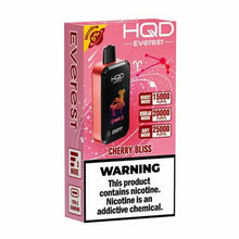 Cherry Bliss Flavored HQD Cuvie Everest Disposable Vape Device - 2500K Puffs | The Smoke Plug