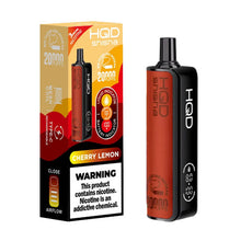 Cherry Lemon 3mg Flavored HQD Shisha Hookah 3mg Disposable Vape Device - 20K Puffs - | The Smoke Plug