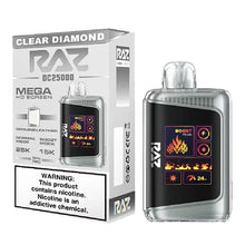 Clear Diamond Flavored Raz DC25000 Disposable Vape Device - 25K Puffs - 1PC | The Smoke Plug