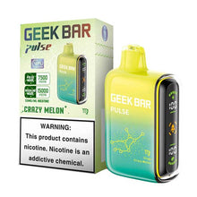 Crazy Melon Flavored Geek bar Pulse Disposable Vape Device - 15000 Puffs | thesmokeplug.com - 10PK