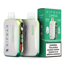 Double Apple Flavored Rifbar Turbo-X Disposable Vape Device 1PC | The Smoke Plug