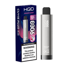 Dragon Candy Flavored HQD Cuvie Plus 2.0 Disposable Vape Device - 9000 Puffs | thesmokeplug.com - 10PK