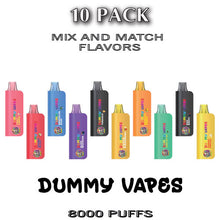 Dummy Disposable Vape Device | 8000 Puffs – 10PK