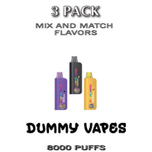 Dummy Disposable Vape Device | 8000 Puffs – 3PK