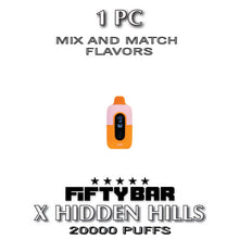 Fifty Bar X Hidden Hills Disposable Vape Device | 20000 Puffs - 1PC
