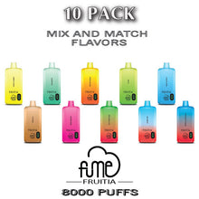 Fume FRUITIA Disposable Vape Device | 8000 Puffs - 10PK