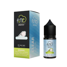 FUME Salt Clear Nic Juice E-Liquid 30ml Bottle