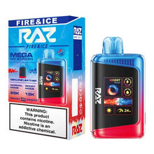 Fire & Ice Flavored RAZ DC25000 Disposable Vape Device - 25000K Puffs - 10PK | The Smoke Plug