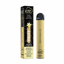 FUME EXTRA 5mg Fresh Vanilla Flavored Disposable Vape - 3PK