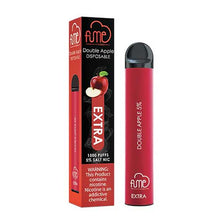 FUME EXTRA 5mg Double Apple Flavored Disposable Vape - 10PK