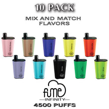 Tropical Fruit Flavored Fume INFINITY Plus 4500 Disposable Vape Device - 4500K Puffs - 10PK | The Smoke Plug