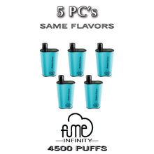 Tropical Fruit Flavored Fume INFINITY Plus 4500 Disposable Vape Device - 4500K Puffs - 5PC | The Smoke Plug