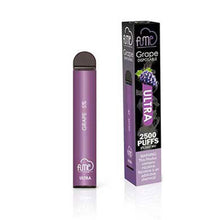 Grape flavored Fume ULTRA Disposable Vape Device 2500Puffs - 3PK