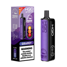 Grapey 3mg Flavored HQD Shisha Hookah 3mg Disposable Vape Device - 20K Puffs - | The Smoke Plug