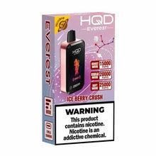 Ice Berry Crush Flavored HQD Cuvie Everest Disposable Vape Device - 2500K Puffs | The Smoke Plug