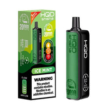 Ice Mint 3mg Flavored HQD Shisha Hookah 3mg Disposable Vape Device - 20K Puffs - | The Smoke Plug