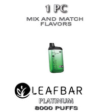 Leaf Bar Platinum Disposable Vape Device | 8000 Puffs - 1PC | thesmokeplug.com