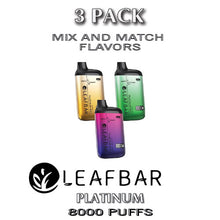 Leaf Bar Platinum Disposable Vape Device | 8000 Puffs - 3PK | thesmokeplug.com