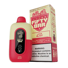 Lava Blast Flavored Fifty Bar x Hidden Hills Disposable Vape Device - 2000K Puffs - 10PK |The Smoke Plug