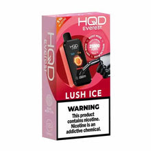 Lush Ice Flavored HQD Cuvie Everest Disposable Vape Device - 2500K Puffs | The Smoke Plug