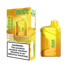 Mango Mania Flavored Raz CA6000 Disposable Vape Device - 6000 Puffs | thesmokeplug.com -1PC