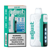 Miami Mint Flavored Adjust MyCool Disposable Vape Device - 40K Puffs - 10PC | The Smoke Plug