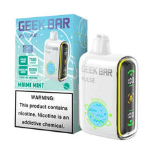 Miami Mint Flavored Geek bar Pulse Disposable Vape Device - 15000 Puffs | thesmokeplug.com - 10PK