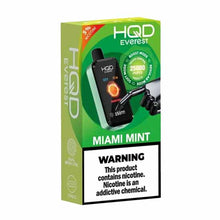 Miami Mint Flavored HQD Cuvie Everest Disposable Vape Device - 2500K Puffs | The Smoke Plug