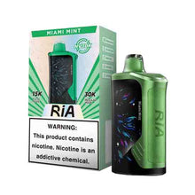 Miami Mint Flavored RiA NV30K Disposable Vape Device - 30K Puffs | The Smoke Plug