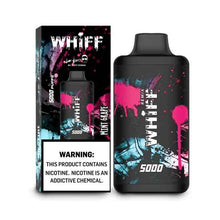 Mint Grape Flavored Whiff Remix Disposable Vape Device by Scott Storch 5000 Puffs